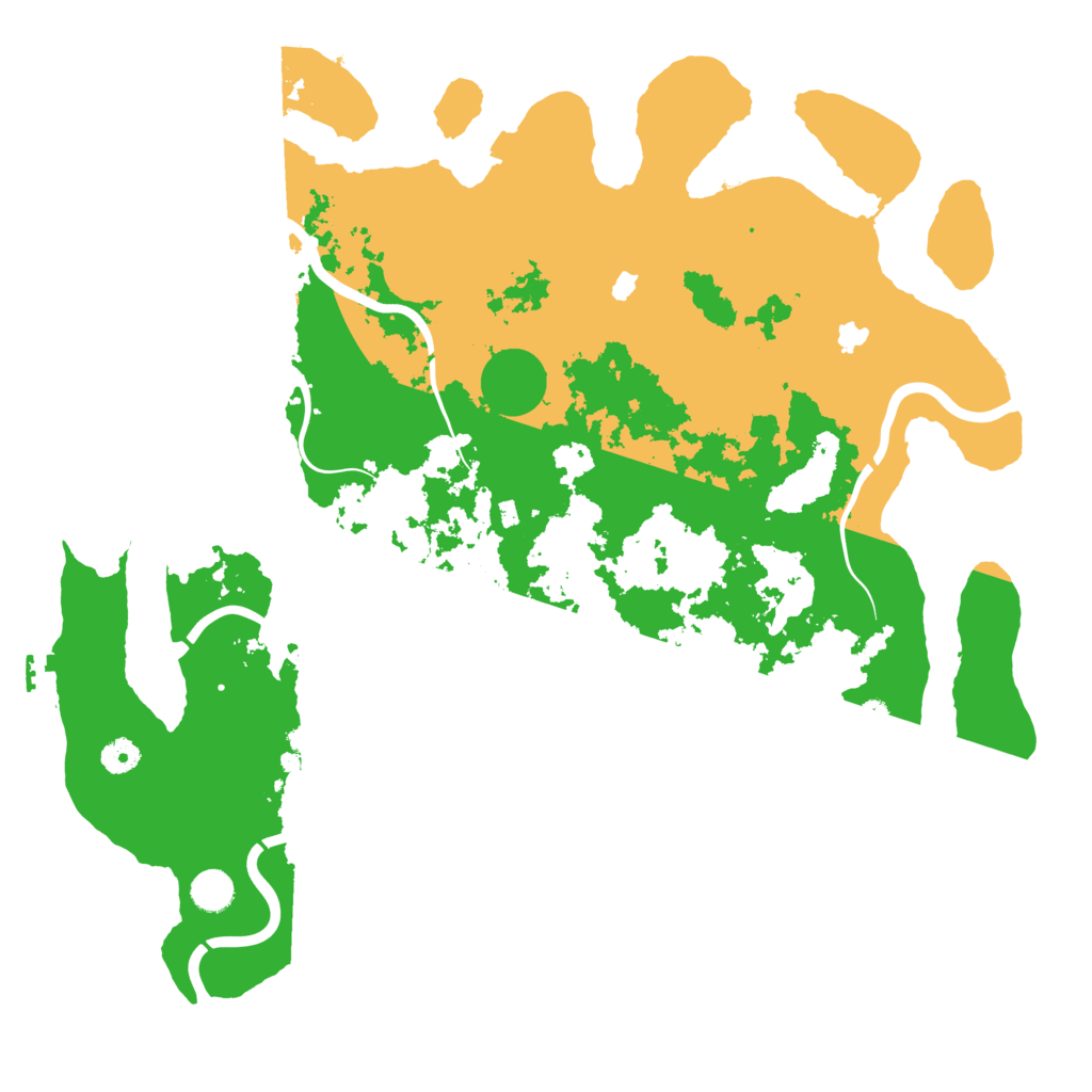 Biome Rust Map: Procedural Map, Size: 4500, Seed: 1357730571