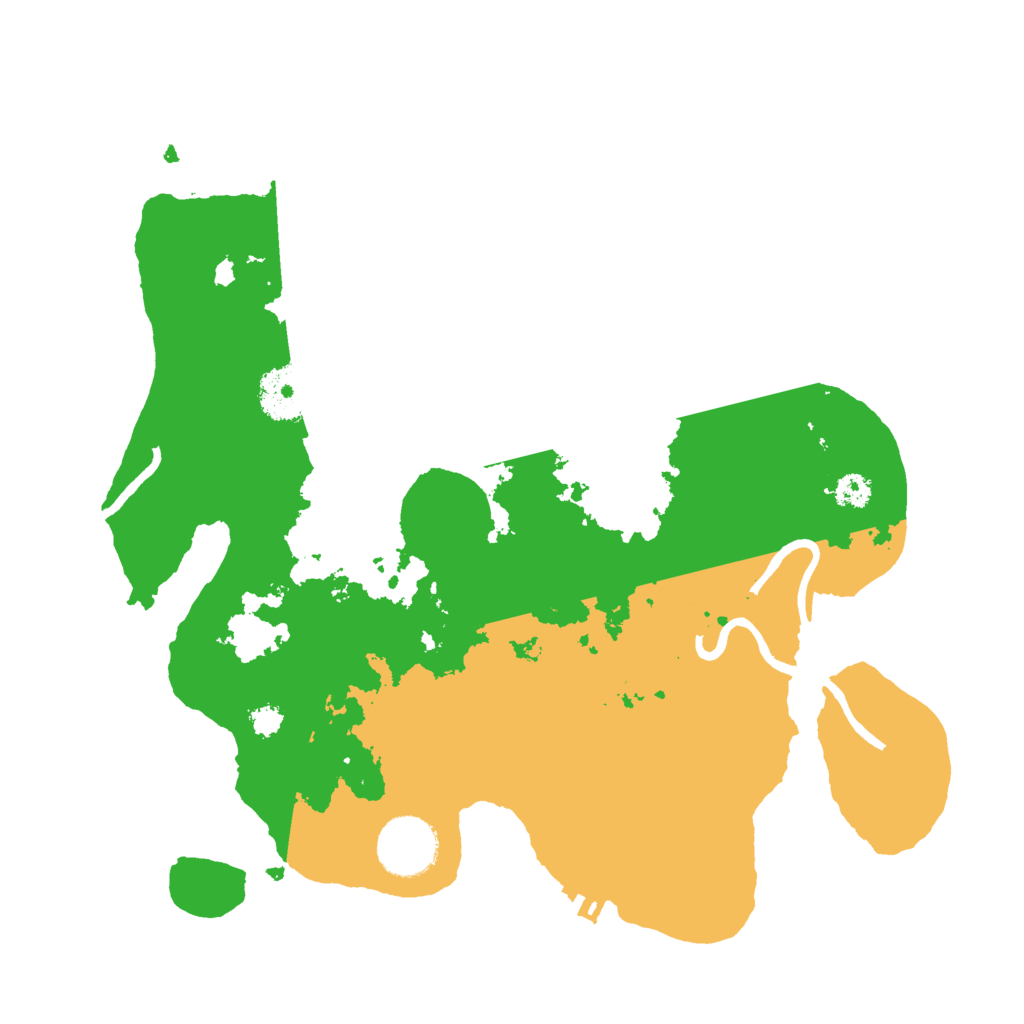 Biome Rust Map: Procedural Map, Size: 3000, Seed: 2141405252