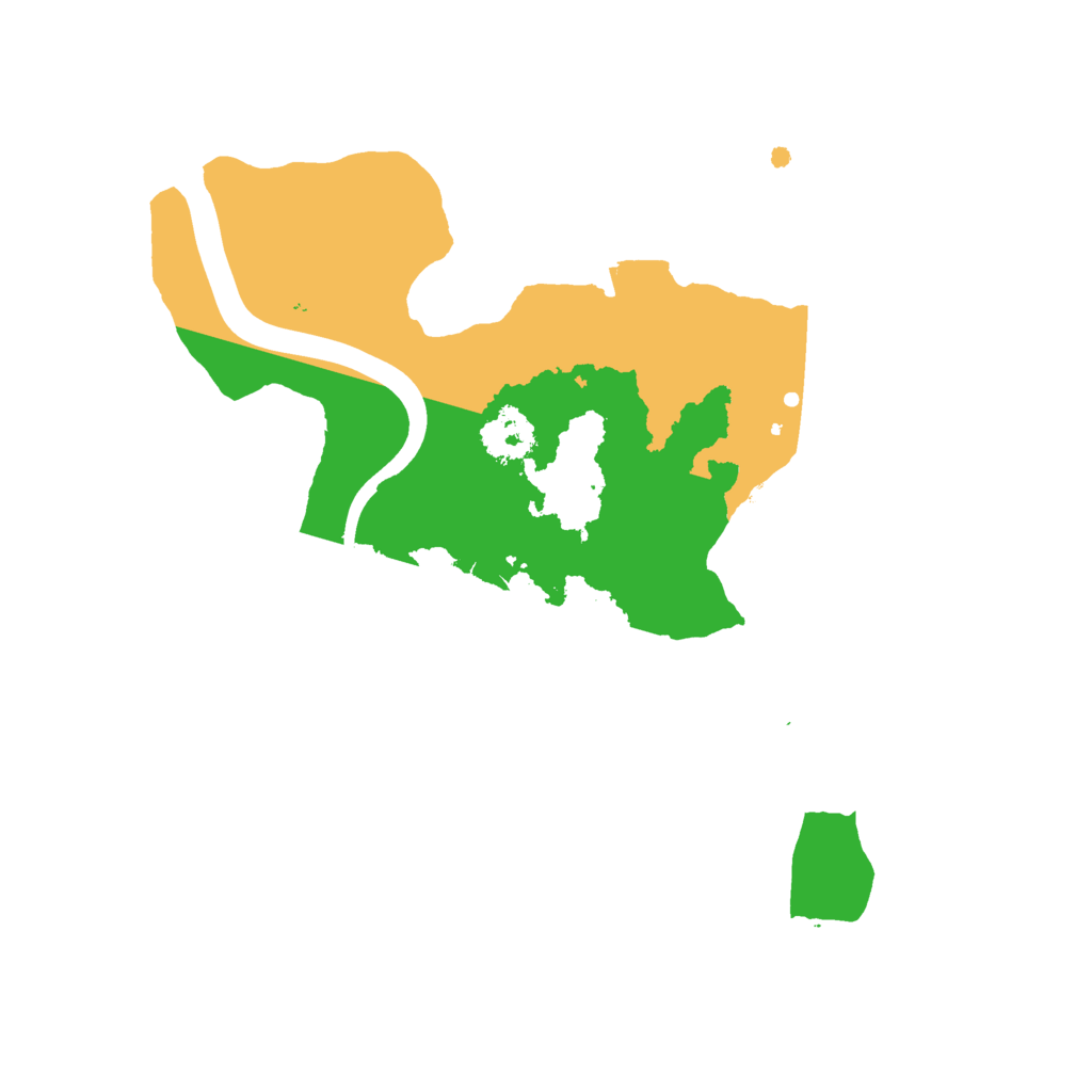 Biome Rust Map: Procedural Map, Size: 2139, Seed: 2147483647
