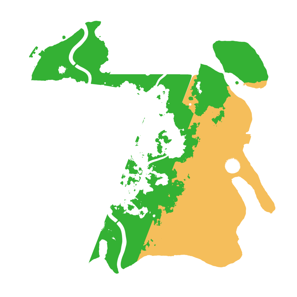 Biome Rust Map: Procedural Map, Size: 3500, Seed: 2108300182