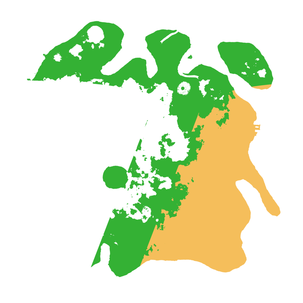 Biome Rust Map: Procedural Map, Size: 3500, Seed: 2108300182