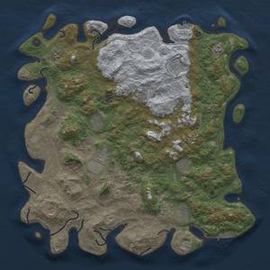 Thumbnail Rust Map: Procedural Map, Size: 4800, Seed: 1832941688, 18 Monuments