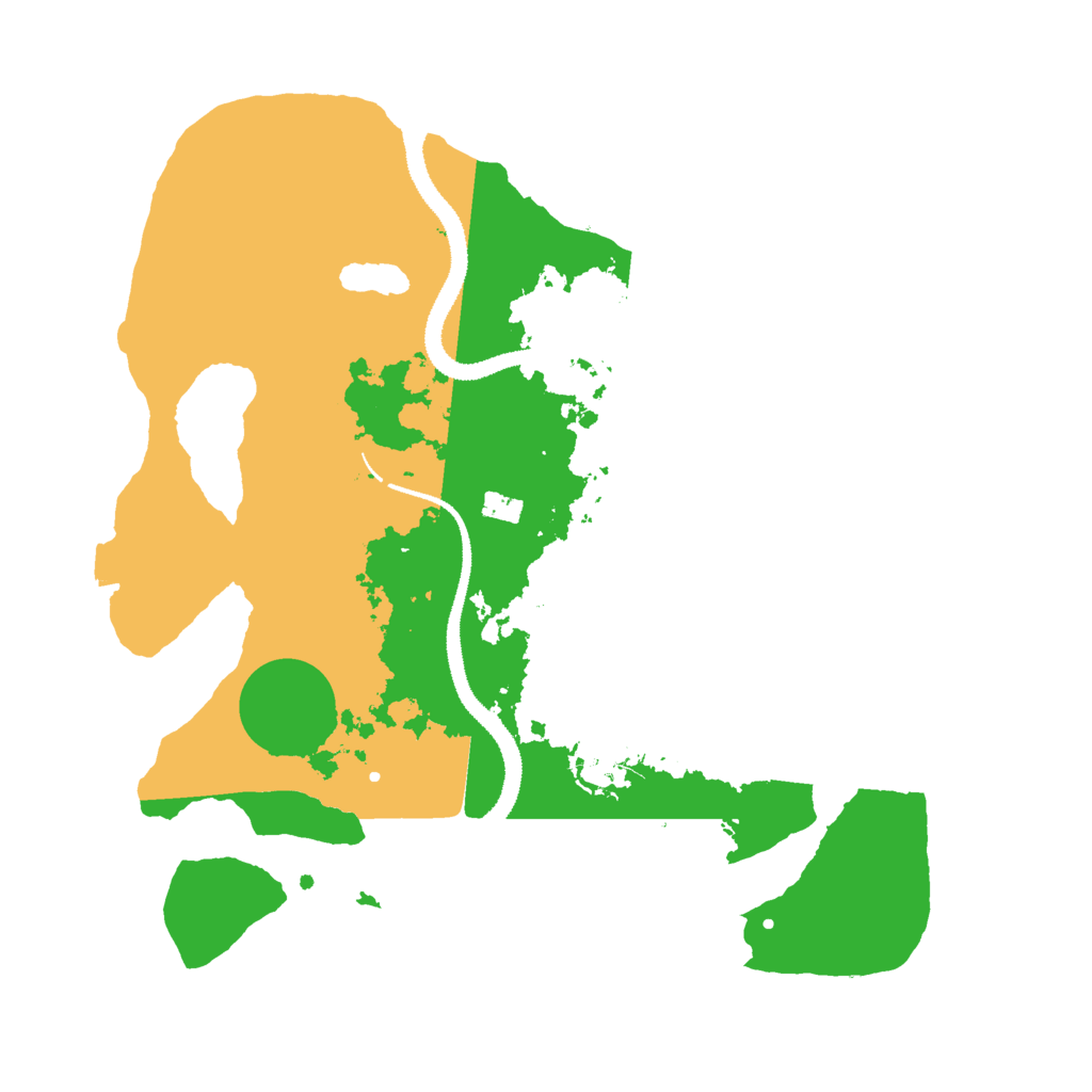 Biome Rust Map: Procedural Map, Size: 3000, Seed: 101325167
