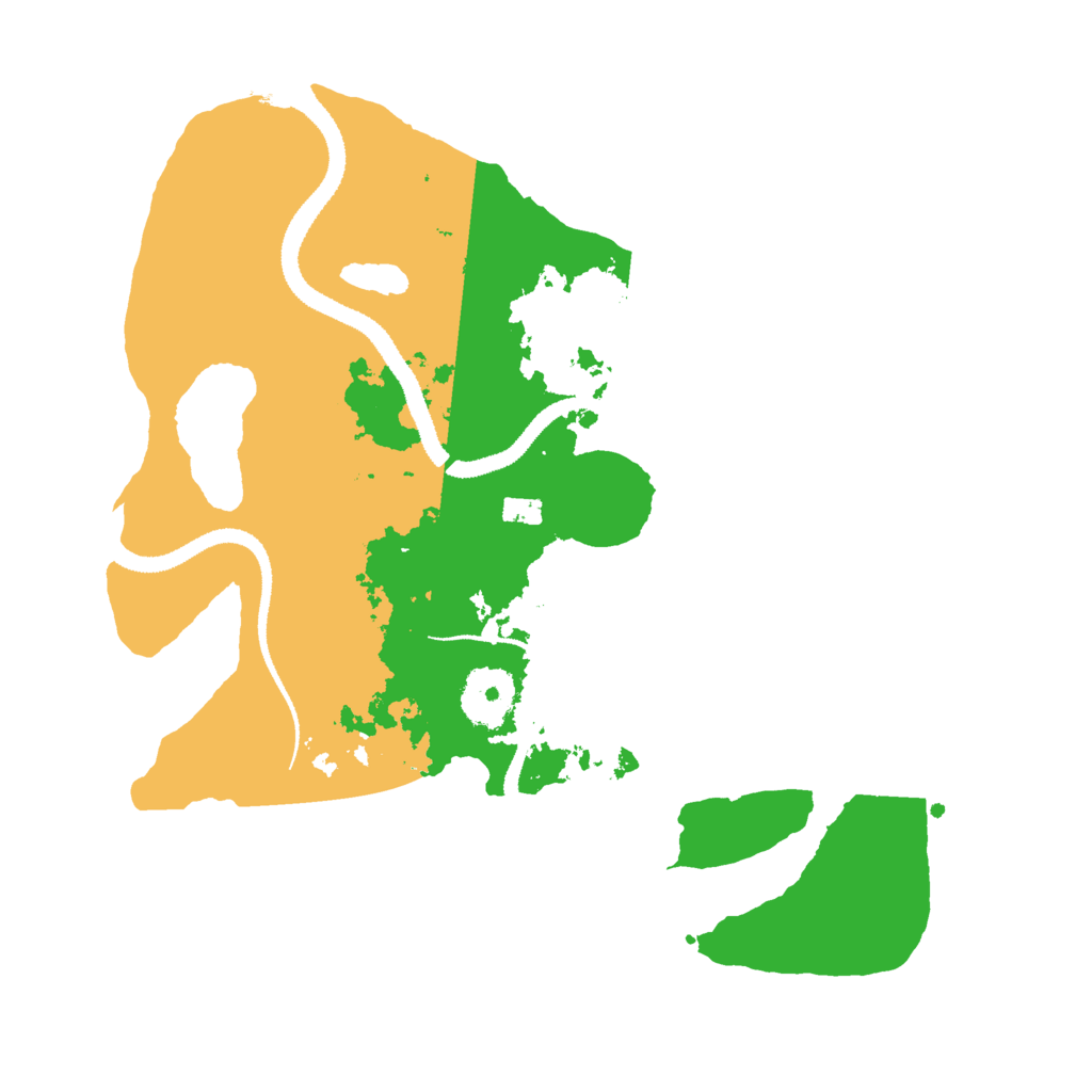 Biome Rust Map: Procedural Map, Size: 3000, Seed: 101325167