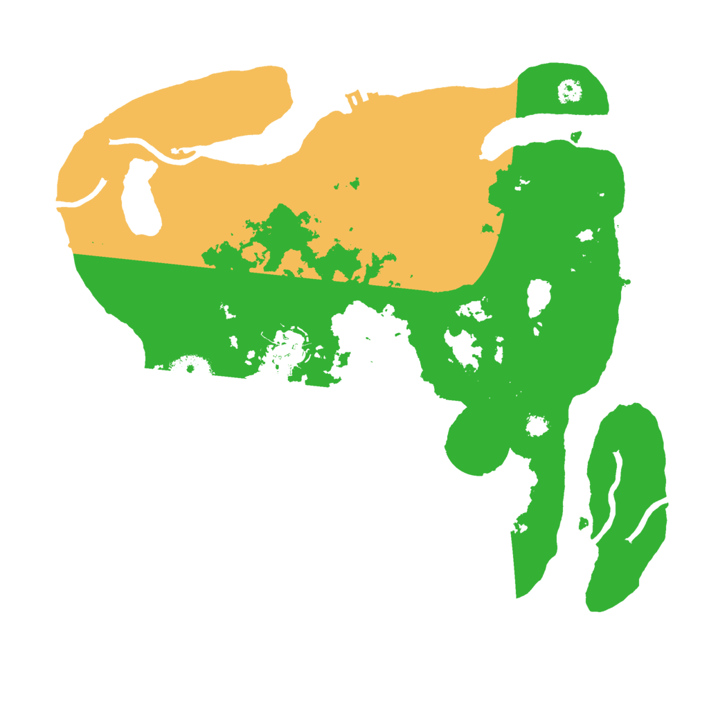 Biome Rust Map: Procedural Map, Size: 3000, Seed: 1202734475