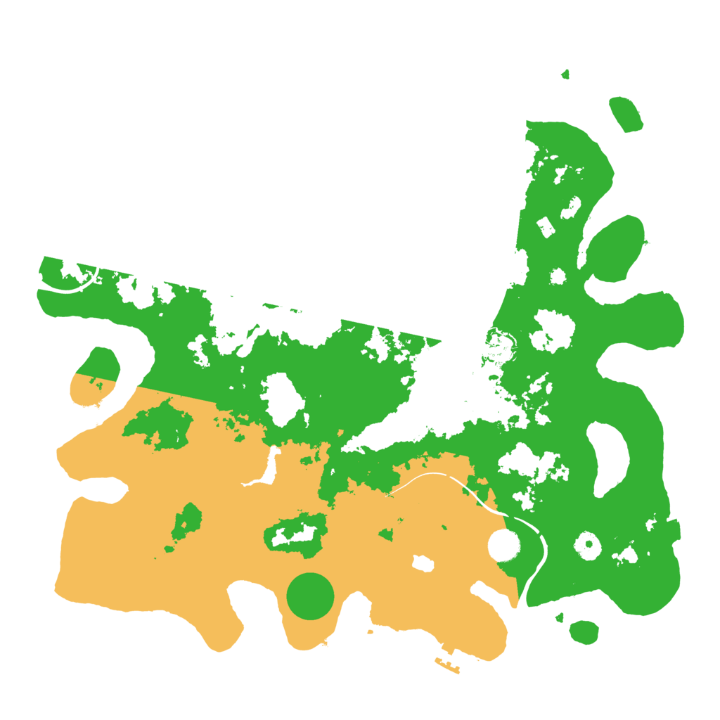 Biome Rust Map: Procedural Map, Size: 4000, Seed: 45678674