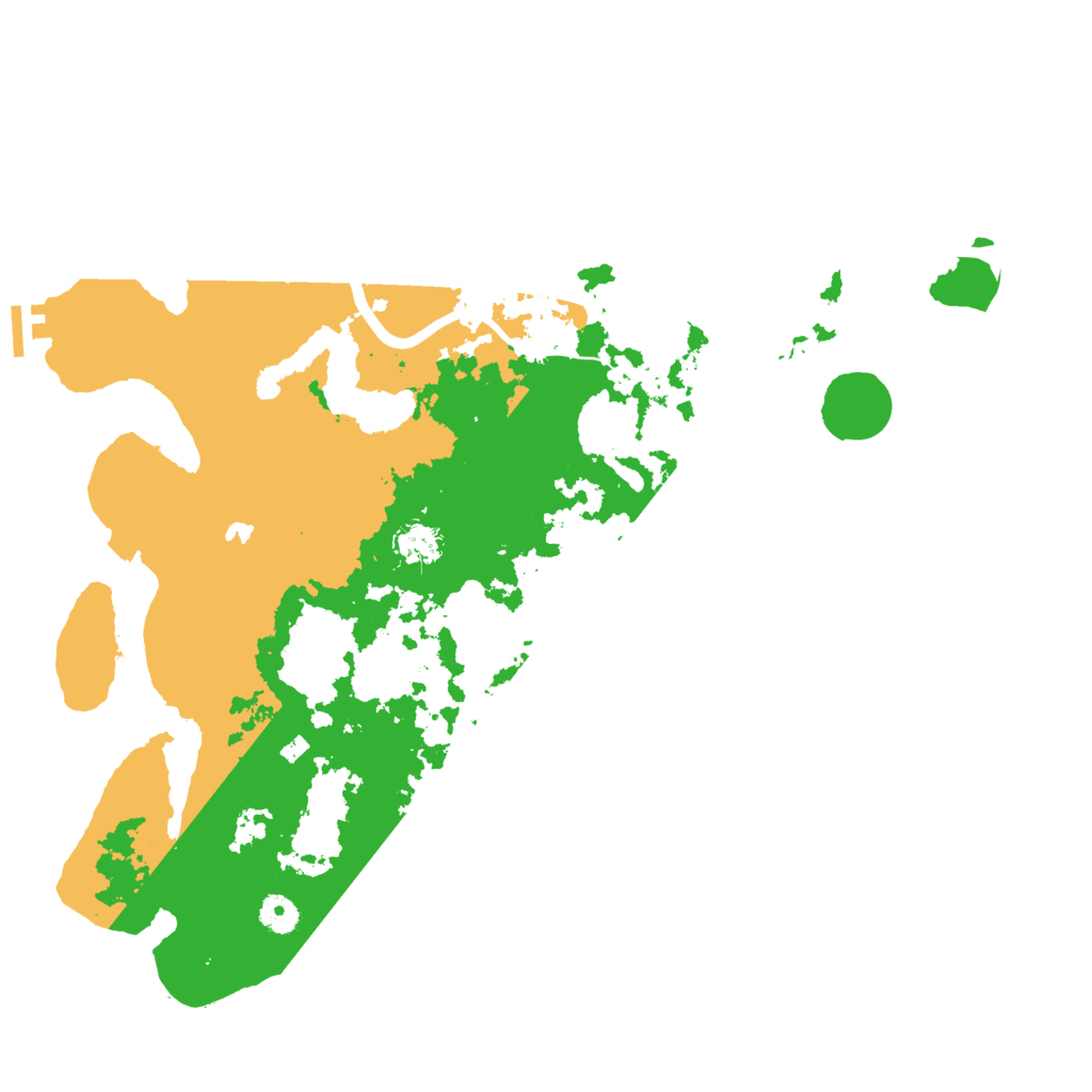 Biome Rust Map: Procedural Map, Size: 4300, Seed: 25644056
