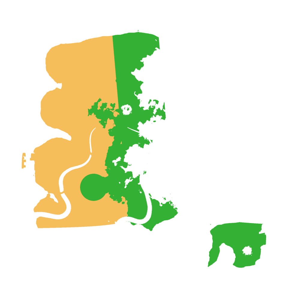 Biome Rust Map: Procedural Map, Size: 3000, Seed: 209383486