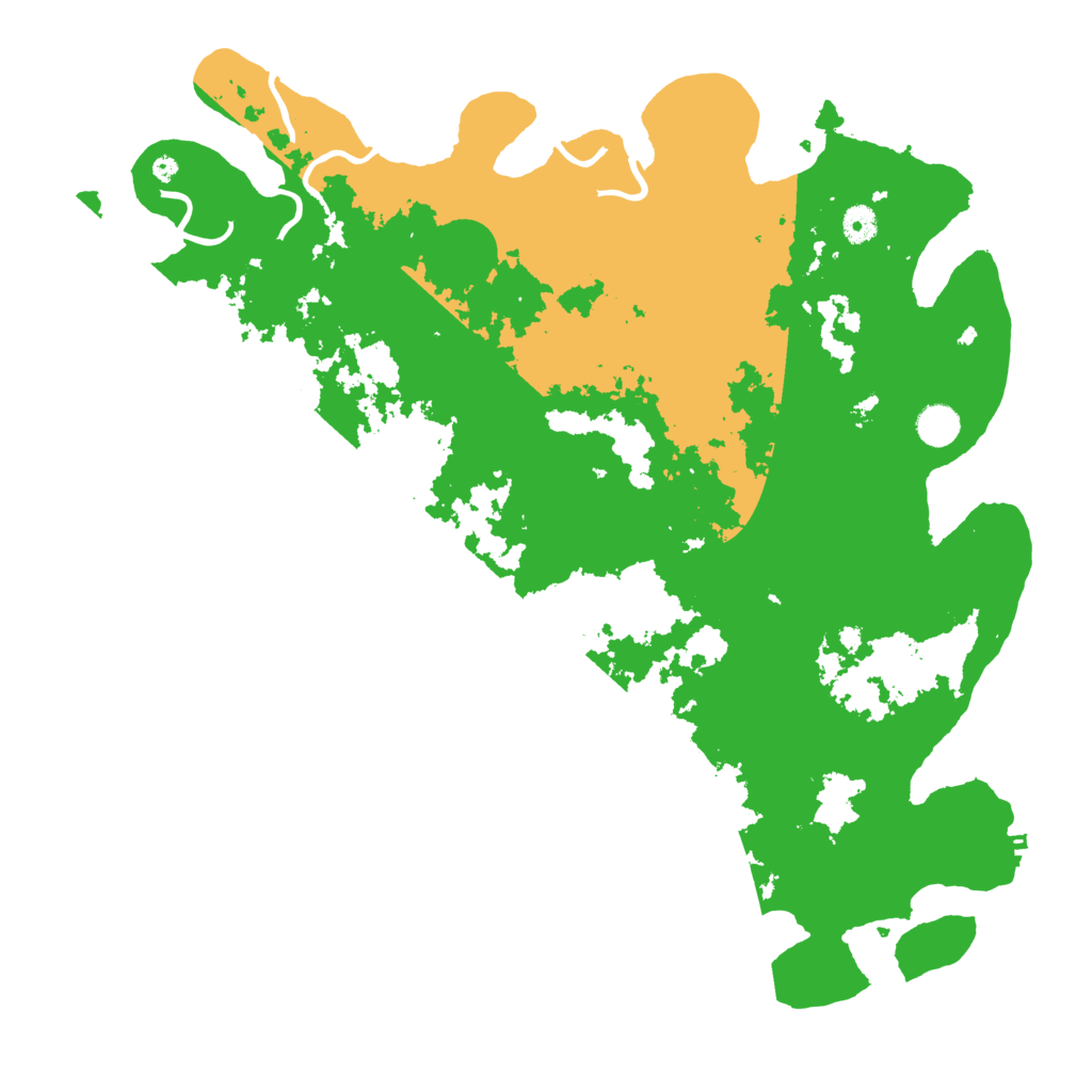 Biome Rust Map: Procedural Map, Size: 4500, Seed: 2025530621