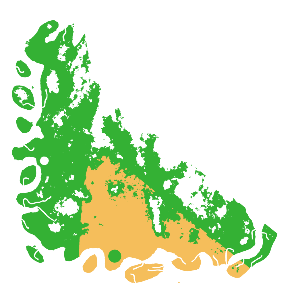 Biome Rust Map: Procedural Map, Size: 6000, Seed: 584969852