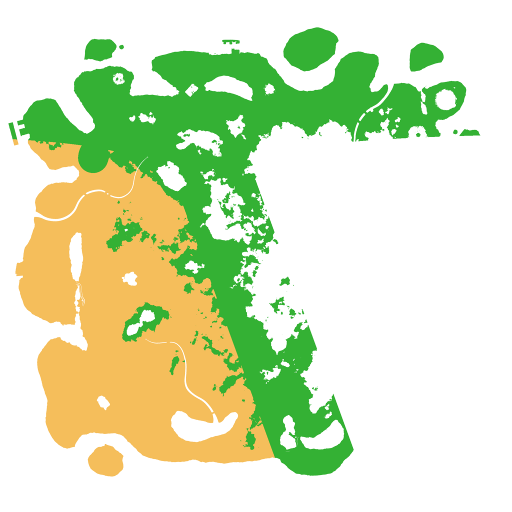 Biome Rust Map: Procedural Map, Size: 4500, Seed: 120435319