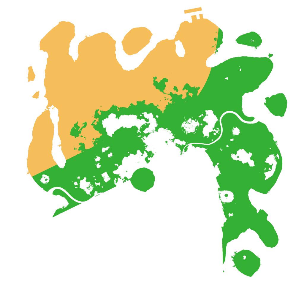 Biome Rust Map: Procedural Map, Size: 3500, Seed: 858196083