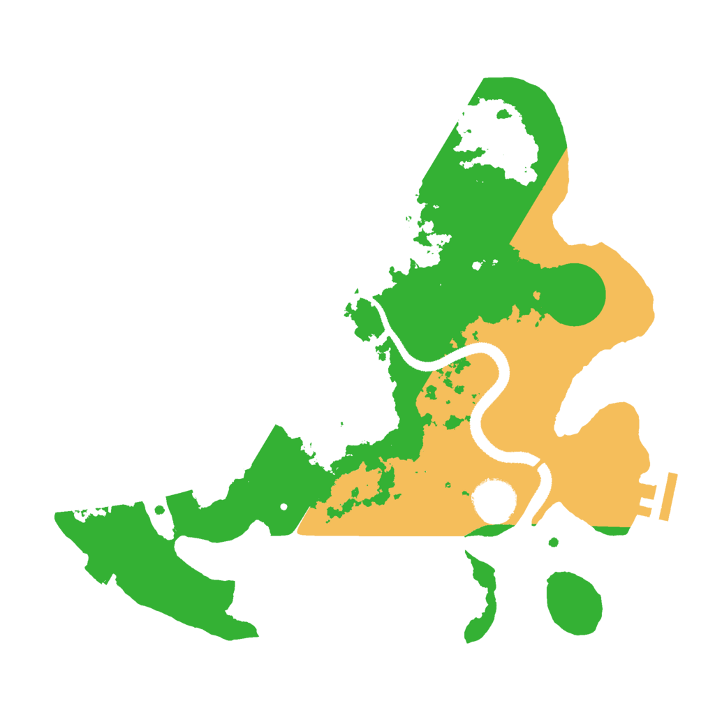 Biome Rust Map: Procedural Map, Size: 3000, Seed: 2022023