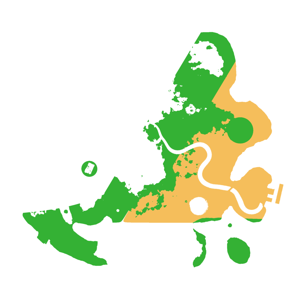 Biome Rust Map: Procedural Map, Size: 3000, Seed: 2022023