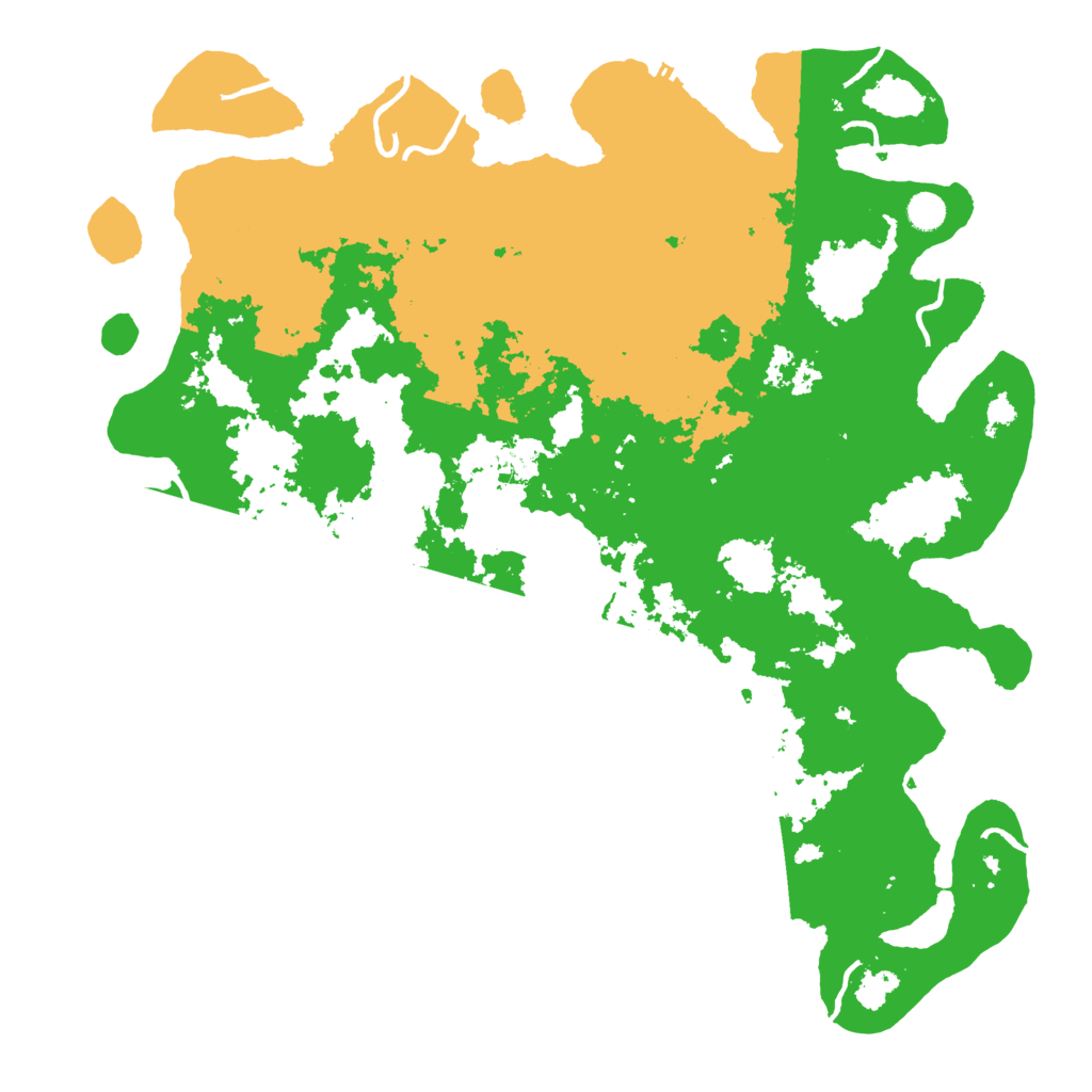 Biome Rust Map: Procedural Map, Size: 5000, Seed: 10567