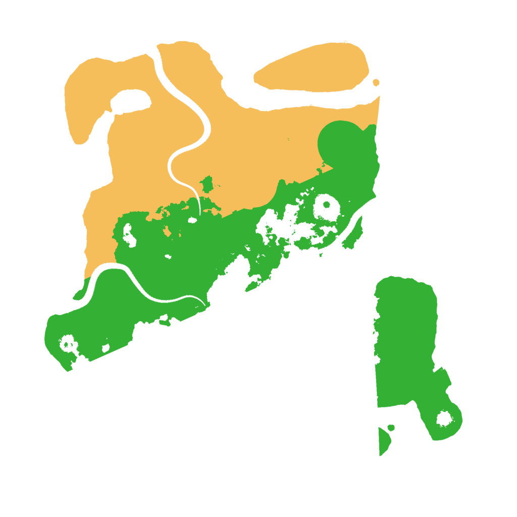 Biome Rust Map: Procedural Map, Size: 3000, Seed: 1015012509