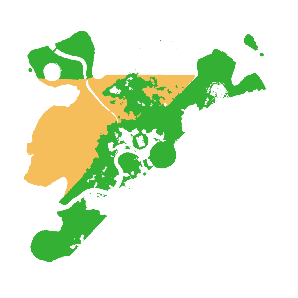Biome Rust Map: Procedural Map, Size: 3000, Seed: 2485670