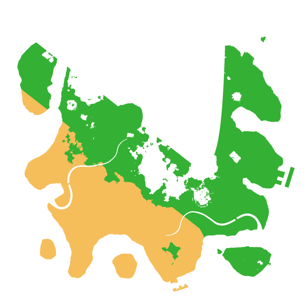 Biome Rust Map: Procedural Map, Size: 3000, Seed: 85665