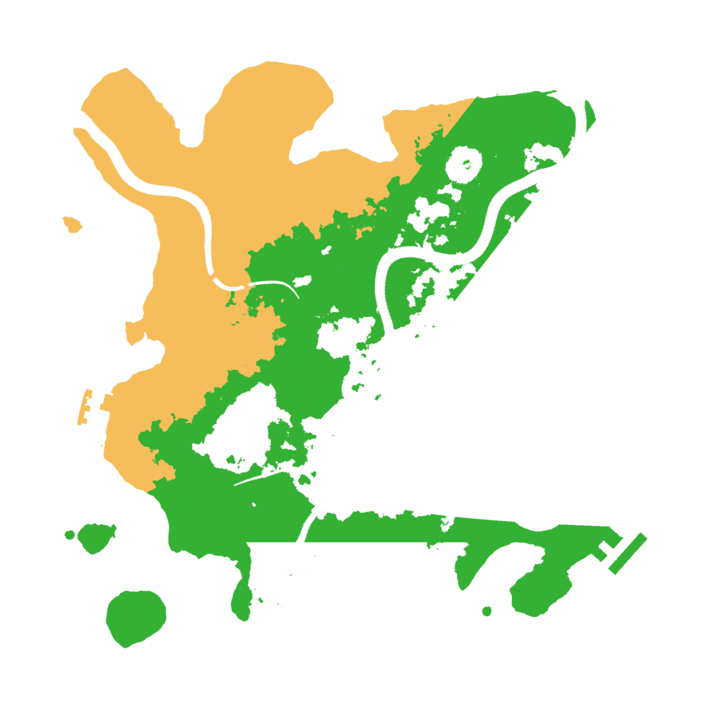 Biome Rust Map: Procedural Map, Size: 3000, Seed: 188492093