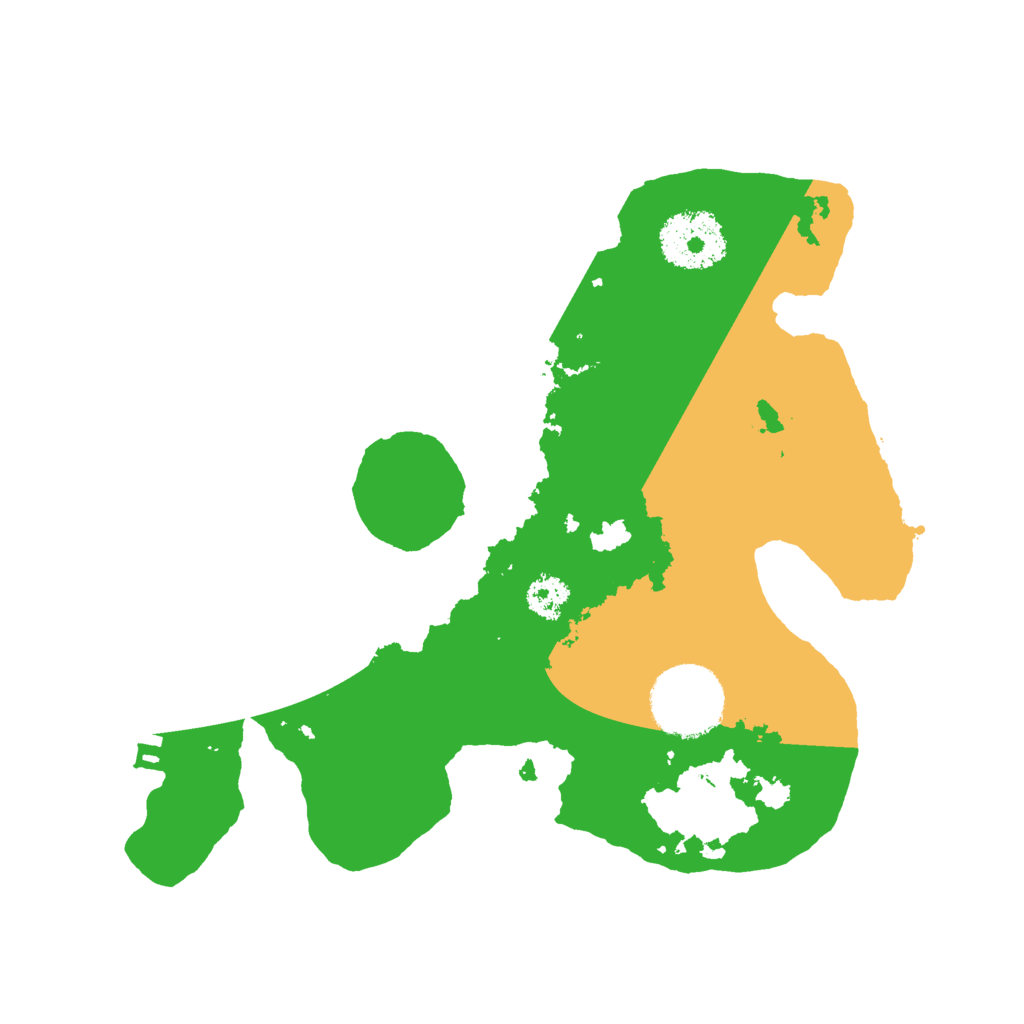 Biome Rust Map: Procedural Map, Size: 2500, Seed: 1521536405