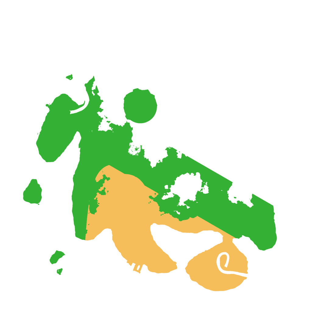 Biome Rust Map: Procedural Map, Size: 2500, Seed: 1906