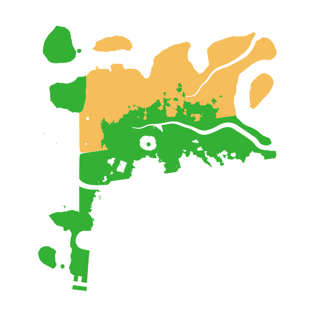 Biome Rust Map: Procedural Map, Size: 3000, Seed: 1599364299