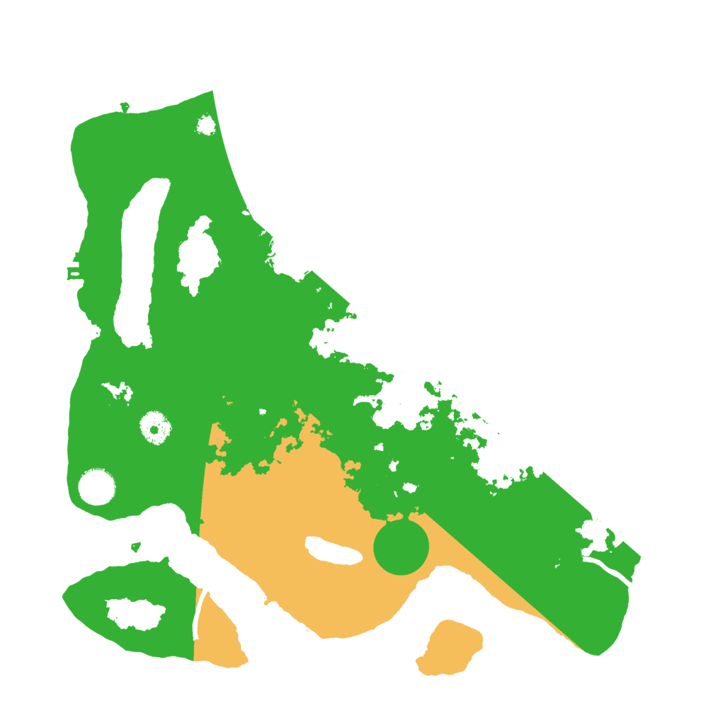 Biome Rust Map: Procedural Map, Size: 3500, Seed: 5117228