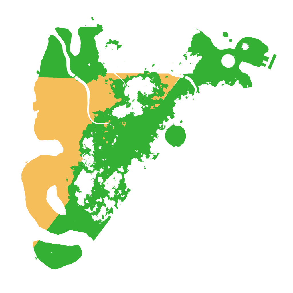 Biome Rust Map: Procedural Map, Size: 3800, Seed: 78687