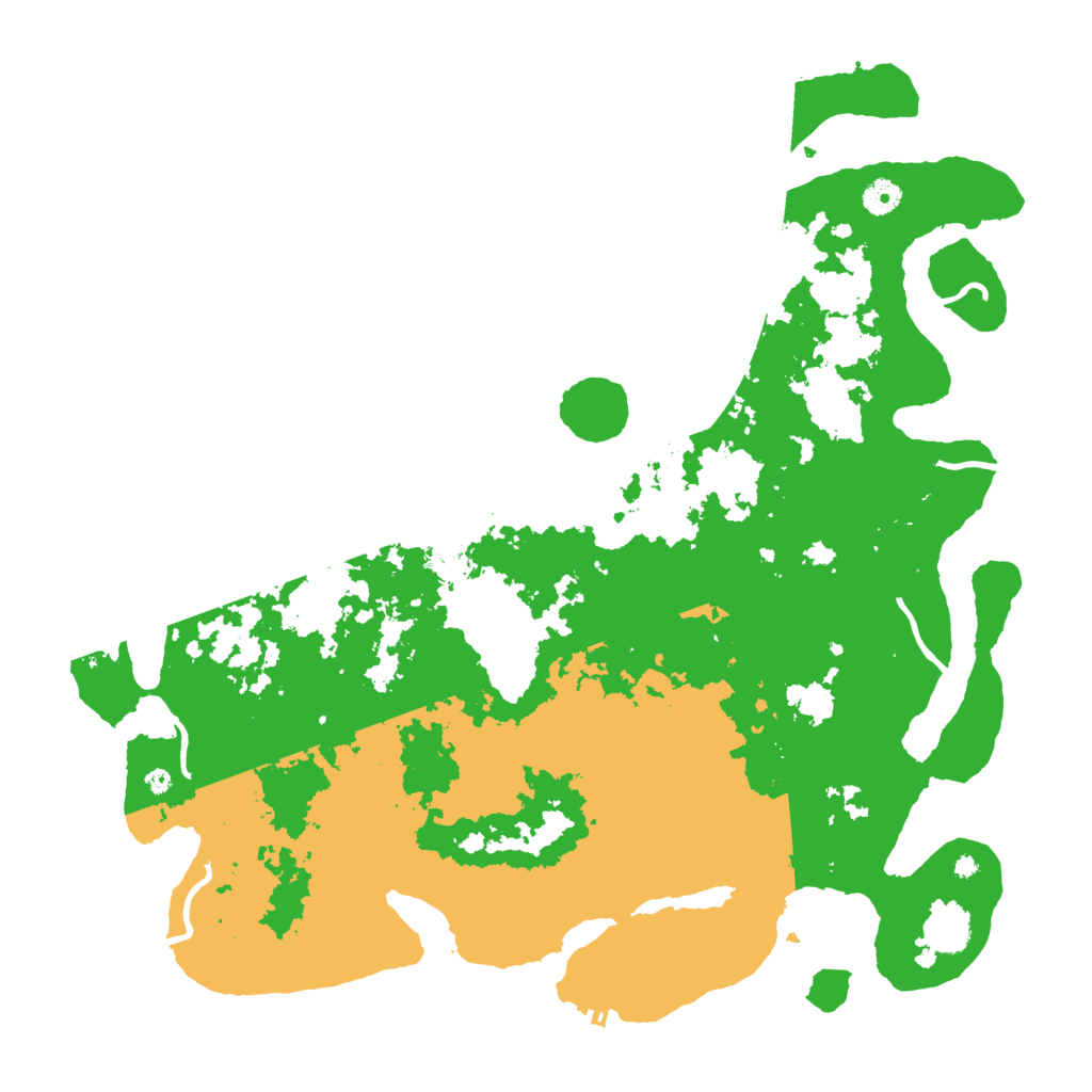 Biome Rust Map: Procedural Map, Size: 4500, Seed: 589728524