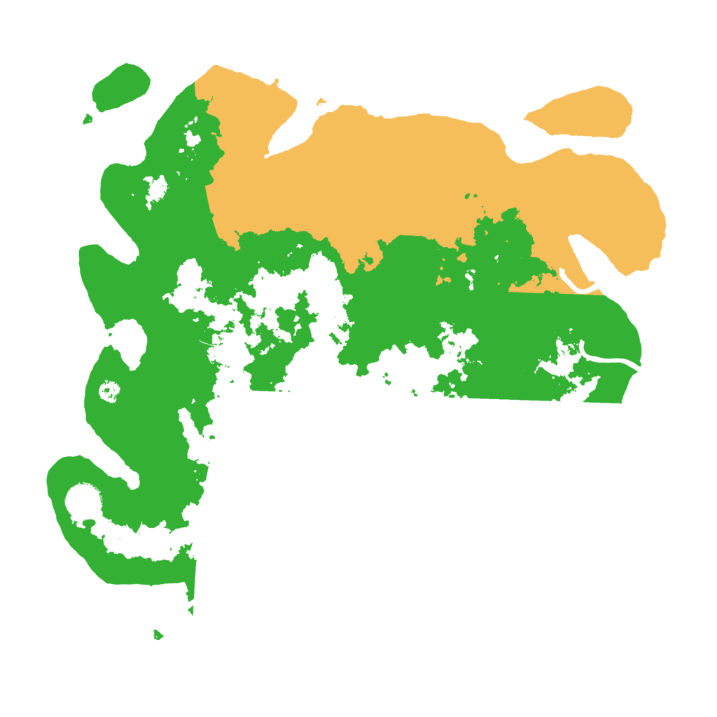 Biome Rust Map: Procedural Map, Size: 3500, Seed: 76350