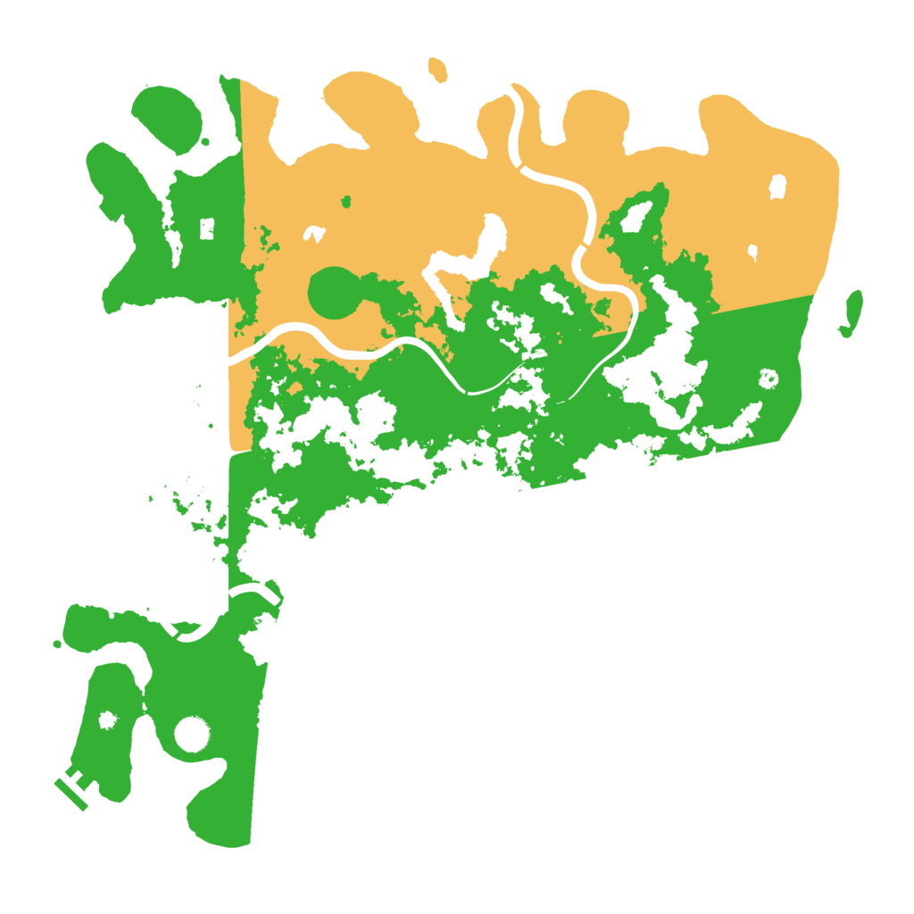 Biome Rust Map: Procedural Map, Size: 4550, Seed: 1388132950