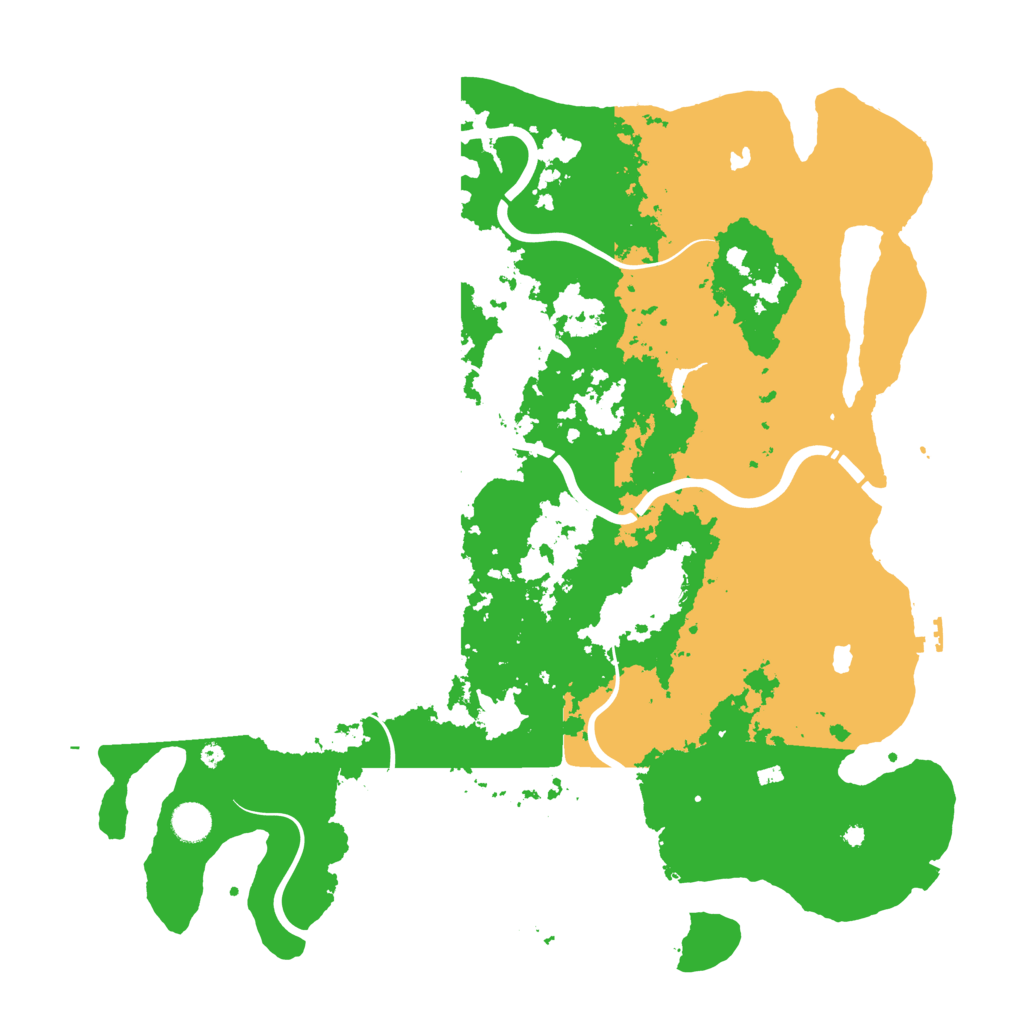 Biome Rust Map: Procedural Map, Size: 4500, Seed: 673720789