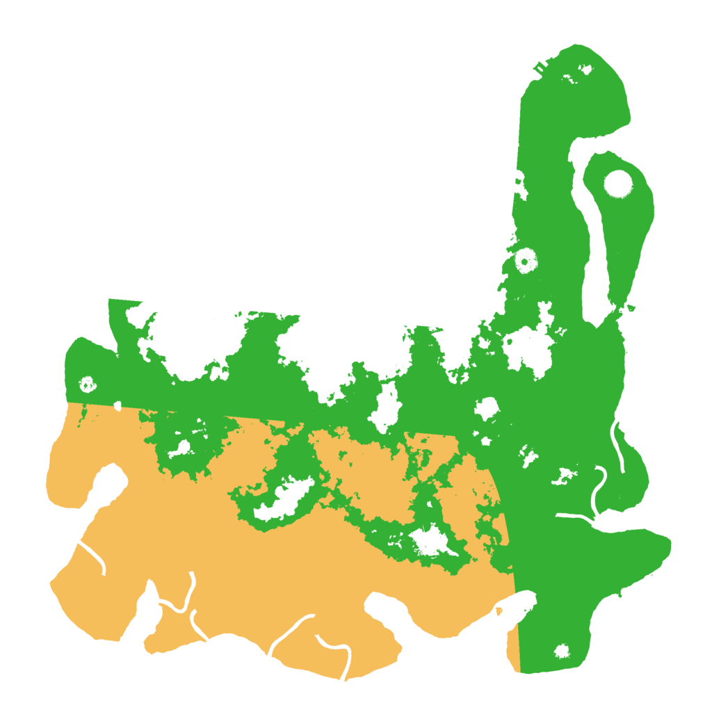 Biome Rust Map: Procedural Map, Size: 4500, Seed: 759174433