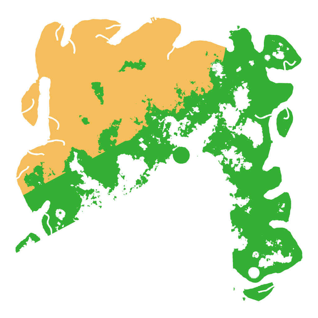 Biome Rust Map: Procedural Map, Size: 5000, Seed: 4393