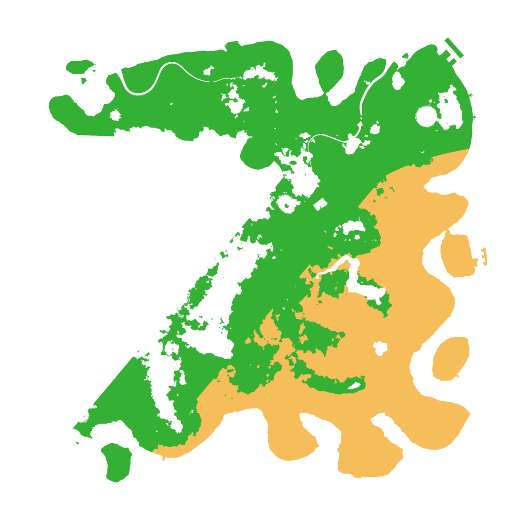Biome Rust Map: Procedural Map, Size: 4250, Seed: 1374434538