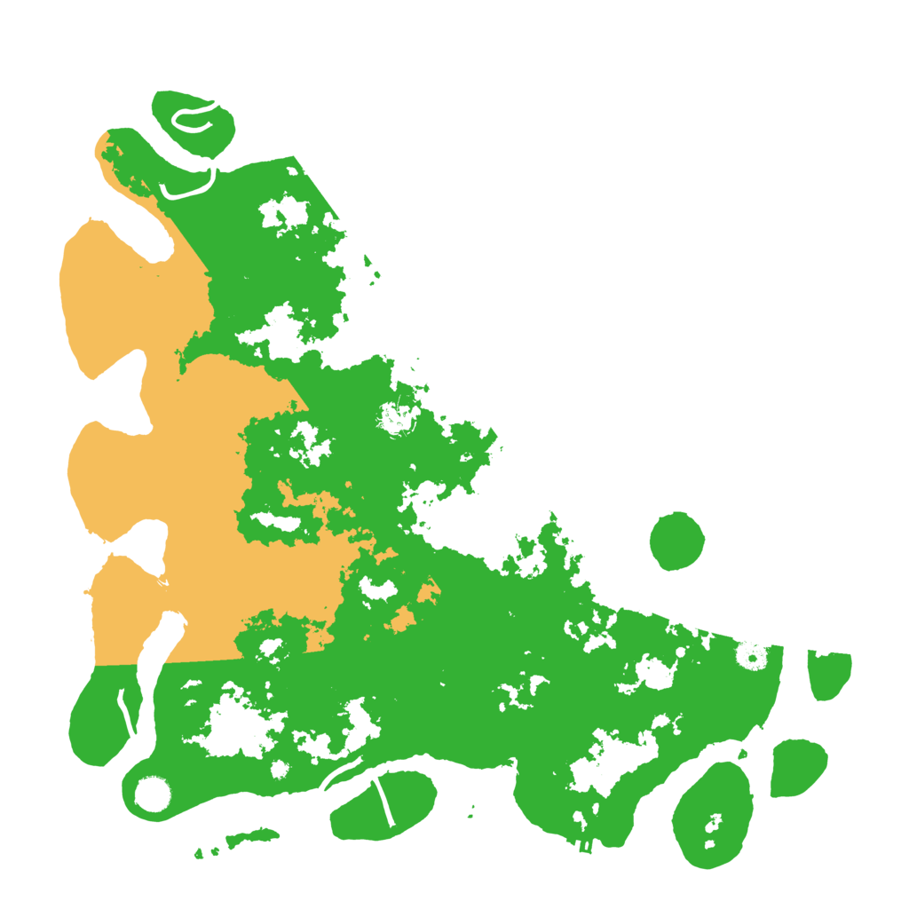 Biome Rust Map: Procedural Map, Size: 4500, Seed: 518292042