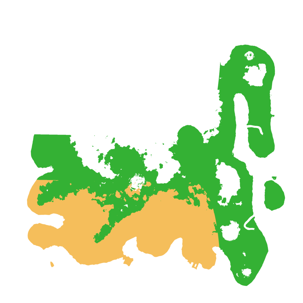 Biome Rust Map: Procedural Map, Size: 3500, Seed: 1856062445