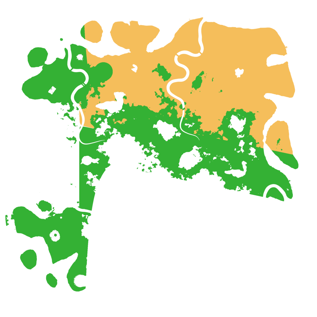 Biome Rust Map: Procedural Map, Size: 4500, Seed: 1569411110