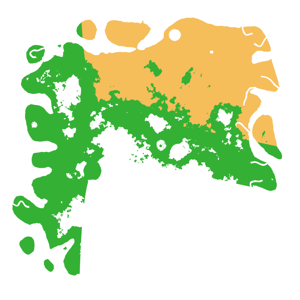 Biome Rust Map: Procedural Map, Size: 4500, Seed: 1569411110