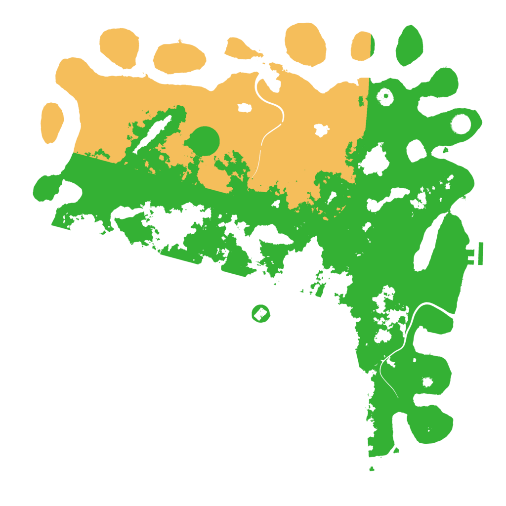 Biome Rust Map: Procedural Map, Size: 4500, Seed: 114130147
