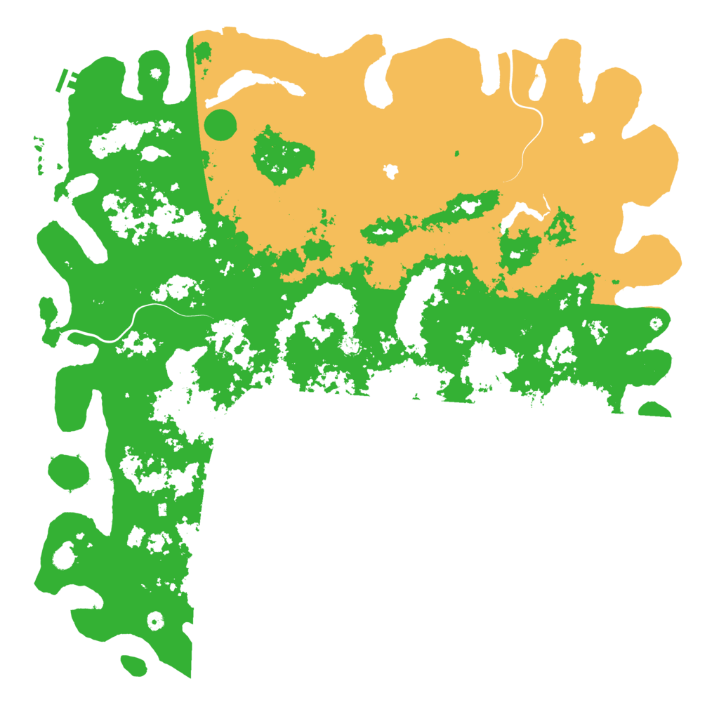 Biome Rust Map: Procedural Map, Size: 6000, Seed: 303692474