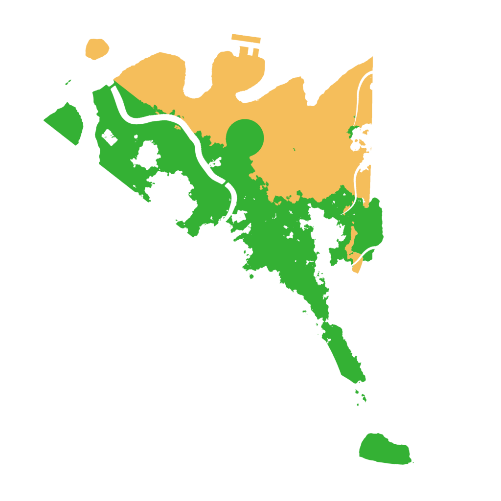 Biome Rust Map: Procedural Map, Size: 3500, Seed: 156364901