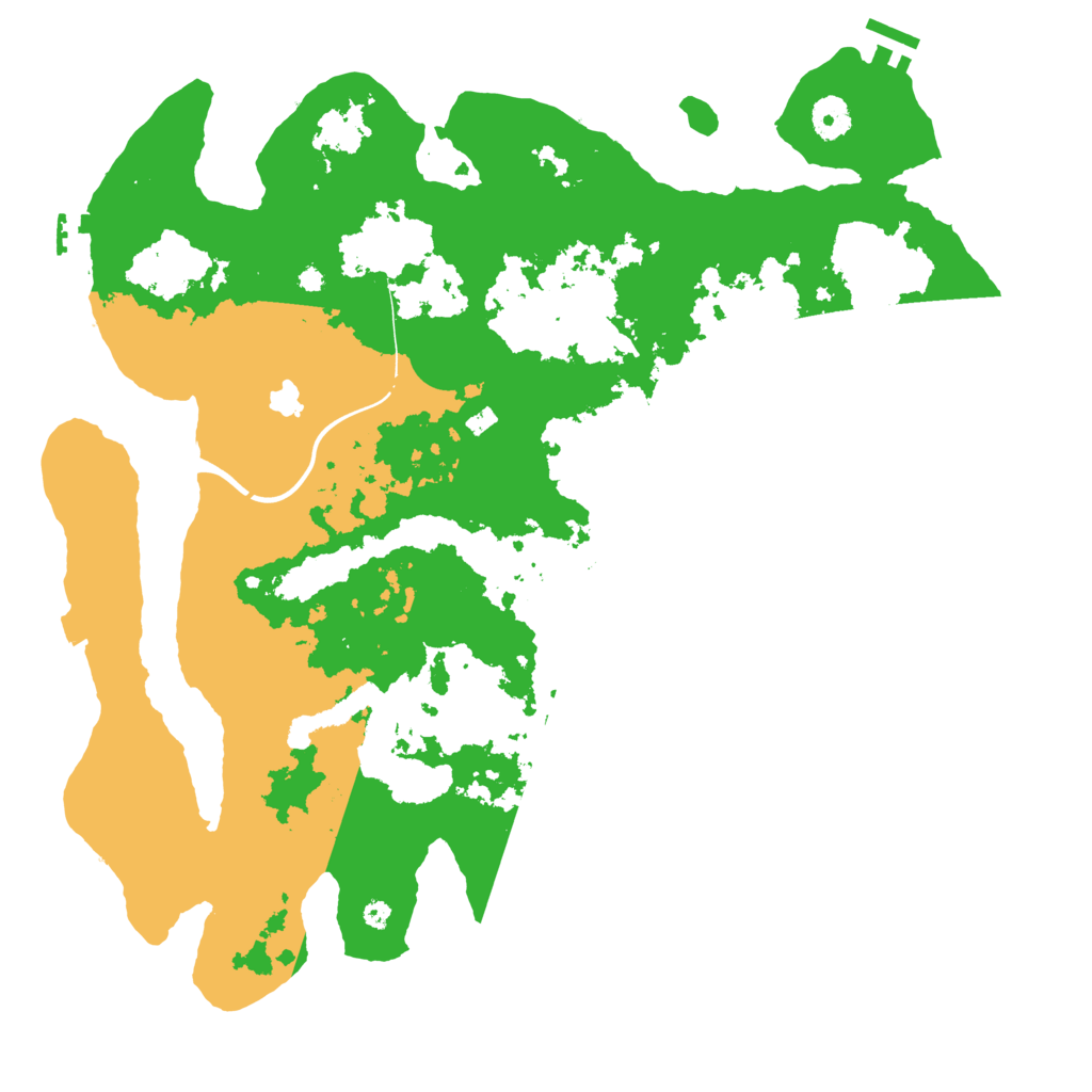 Biome Rust Map: Procedural Map, Size: 4000, Seed: 1990038259