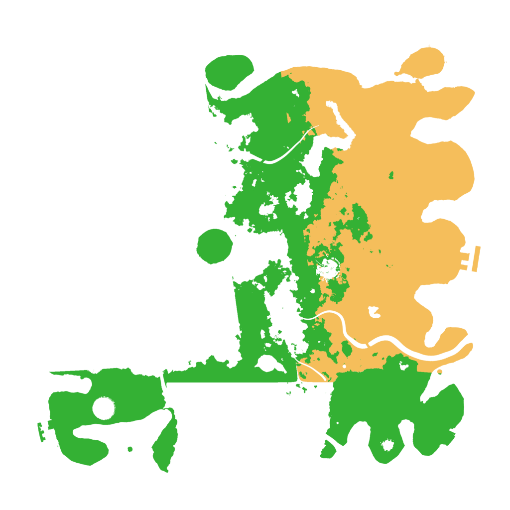 Biome Rust Map: Procedural Map, Size: 4000, Seed: 1616557268