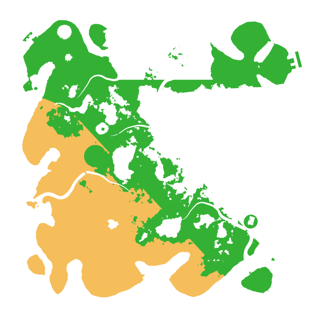Biome Rust Map: Procedural Map, Size: 4000, Seed: 694866