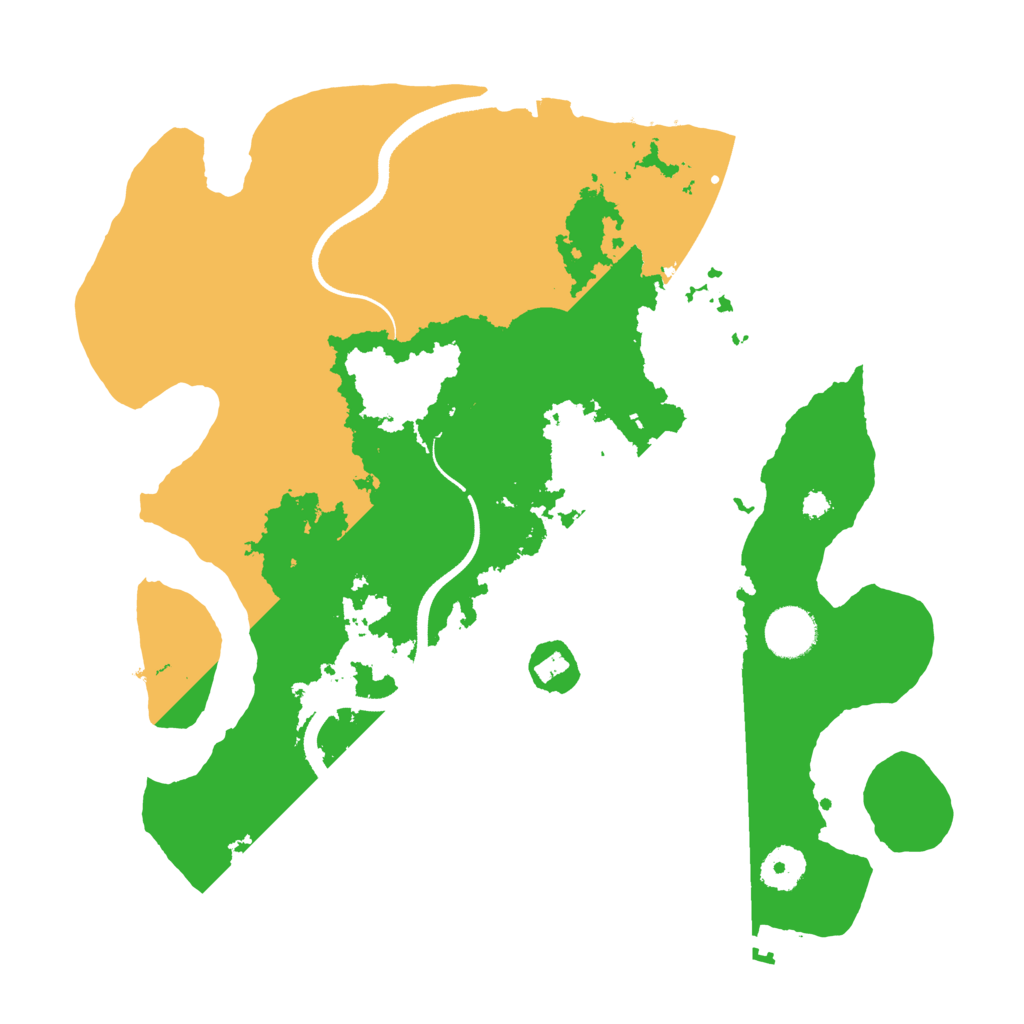 Biome Rust Map: Procedural Map, Size: 3500, Seed: 765526829