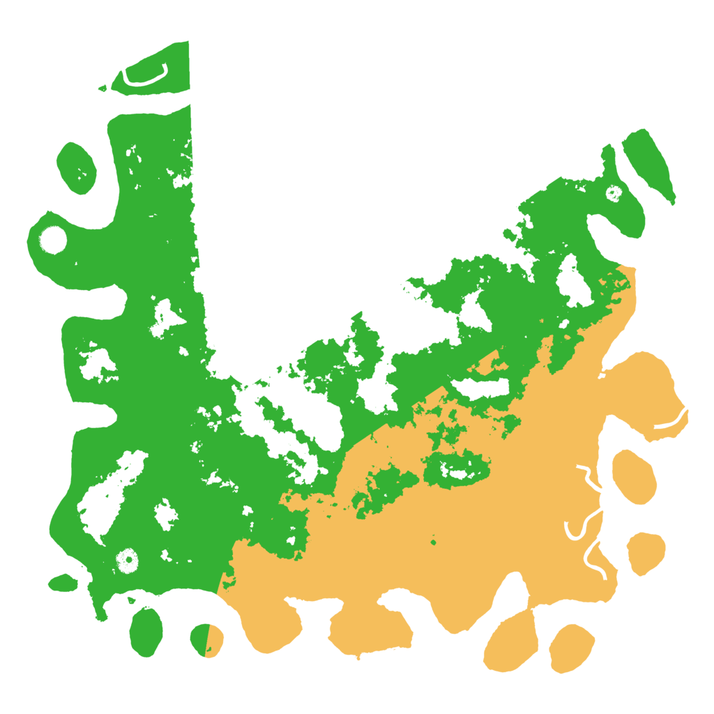 Biome Rust Map: Procedural Map, Size: 4600, Seed: 87985896