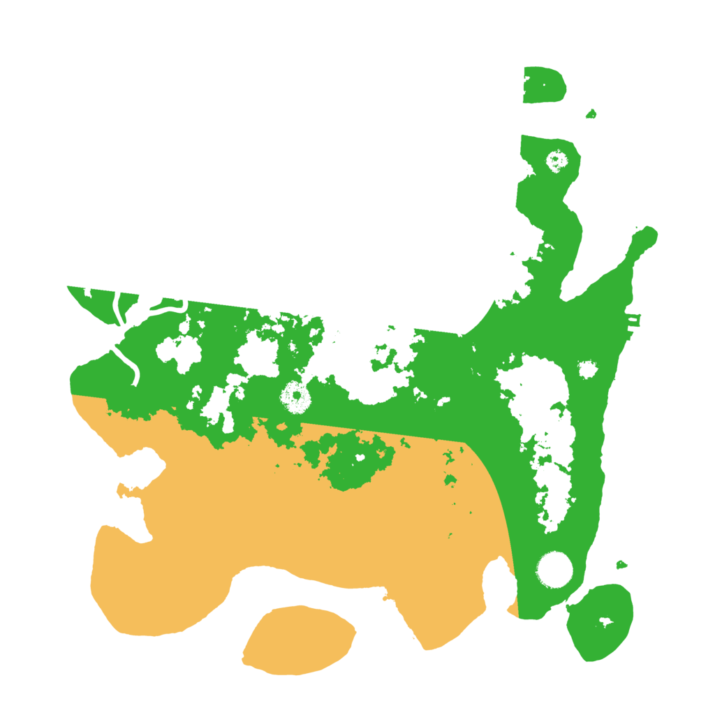 Biome Rust Map: Procedural Map, Size: 3500, Seed: 1855252432