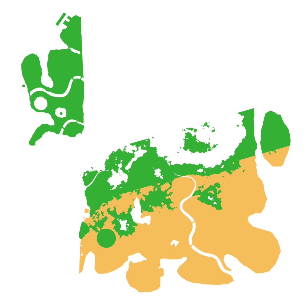 Biome Rust Map: Procedural Map, Size: 4250, Seed: 831214801