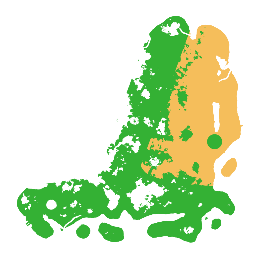 Biome Rust Map: Procedural Map, Size: 4500, Seed: 103253